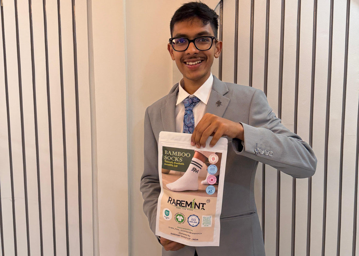 The Inspiring Journey of Meet Malpani: Raremint, India’s Most Comfortable and Trusted Premium Bamboo Socks Brand