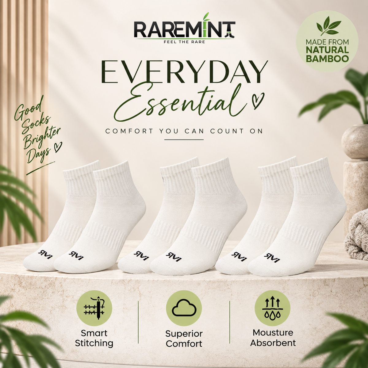 Executive White - Pack of 3