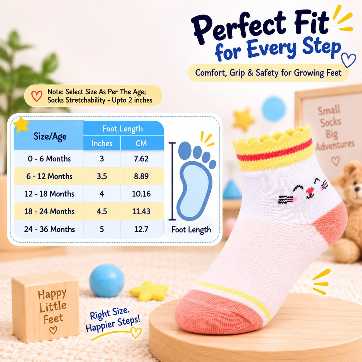 Raremint Girls Fun Socks | Pack of 10